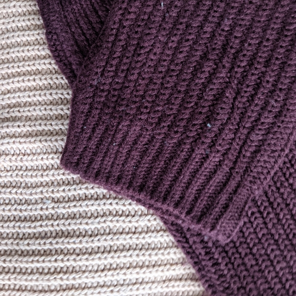 Color Block cropped sweater - Picture 4 of 5